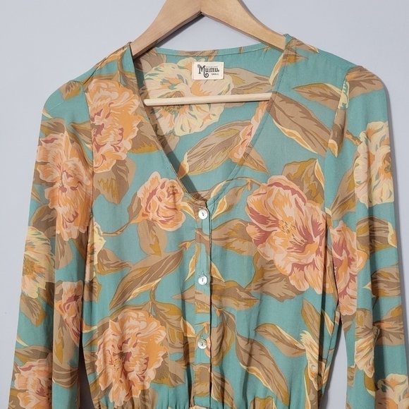 Show Me Your Mumu Floral Red Rocks Romper in Magnolia Print - Picture 4 of 12